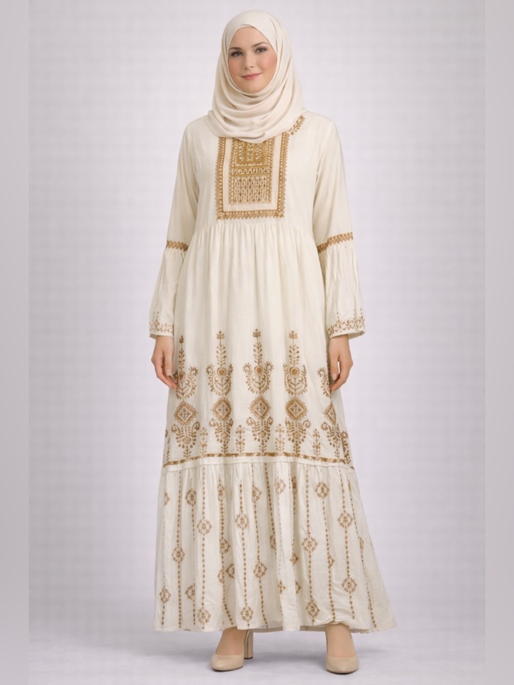 Maxi cotton dress size medium